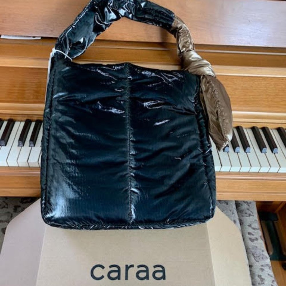 CARAA Black/Gold Tote - NEW with box